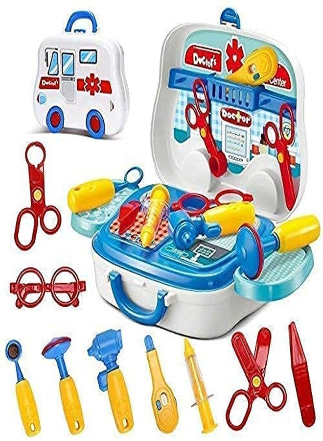 MANVI Doctor Set for Kids, Medical Kit for Boys and Girls, Dentist Kit for Kid, Doctor Medical Pretend Play Toy Set for Boys & Girls (Multi Color- 20 pcs) - Image 3